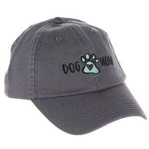Dog Mom Baseball Cap Women -Open Road- 100% Cotton One Size Gray New with tags